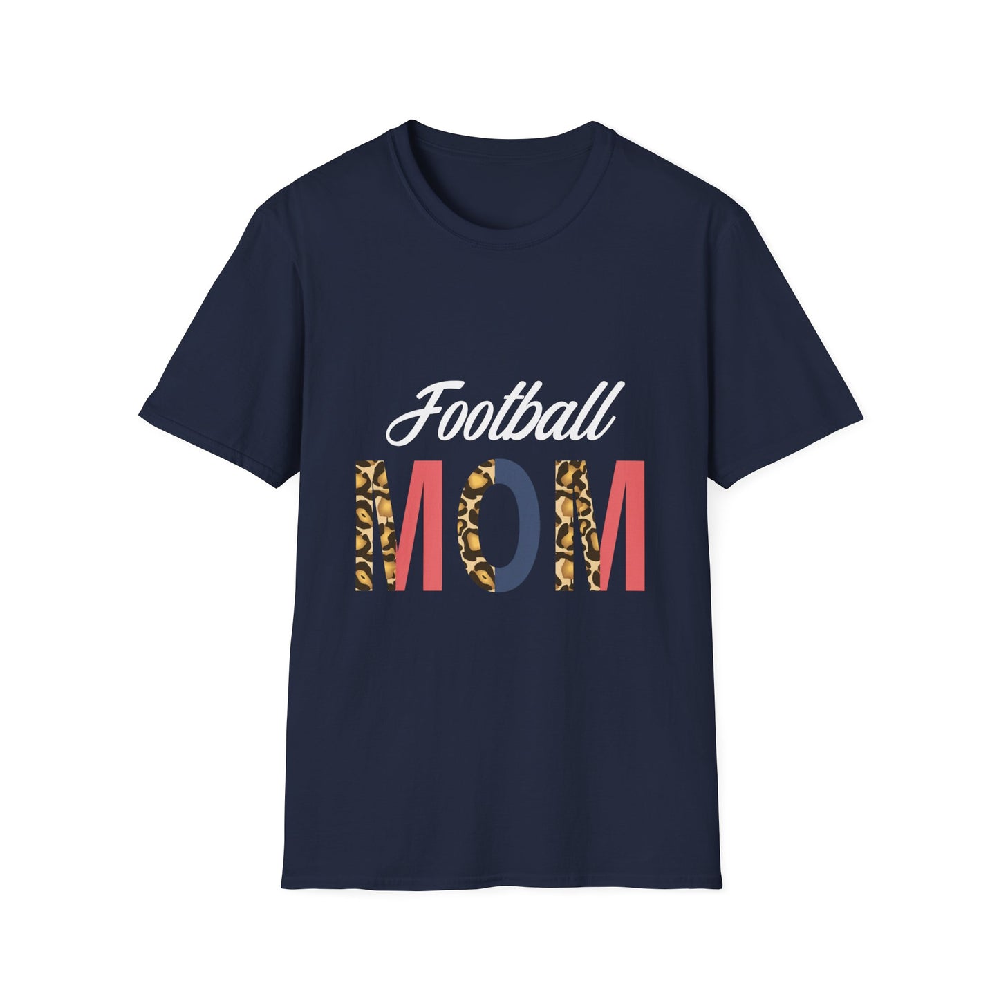 Cheetah Print Football Mom Tee