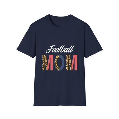 Cheetah Print Football Mom Tee