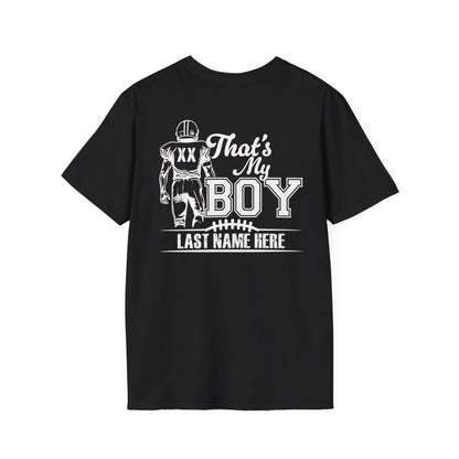 Custom That's My Boy Football Dad Tee