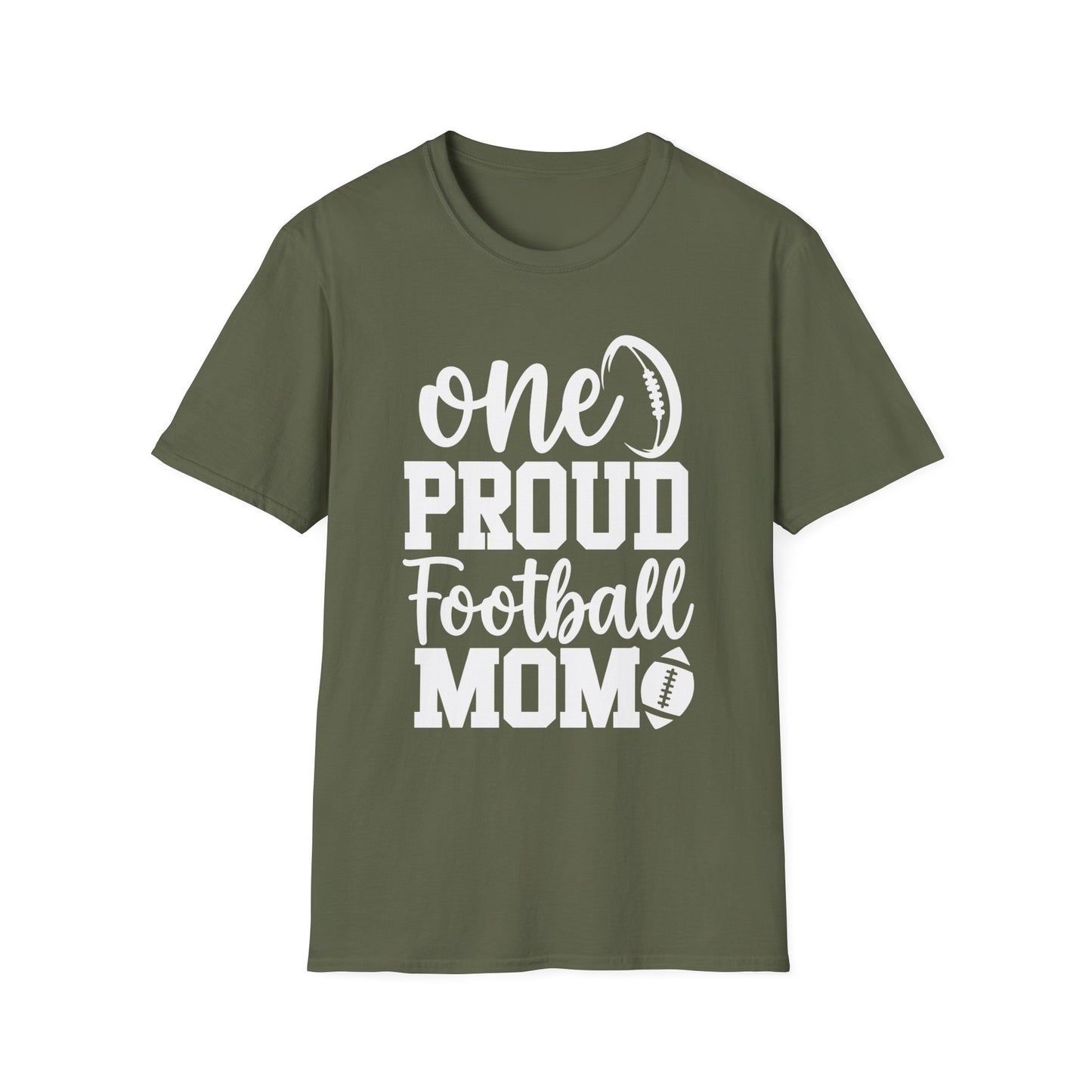 One Proud Football Mom Football Tee