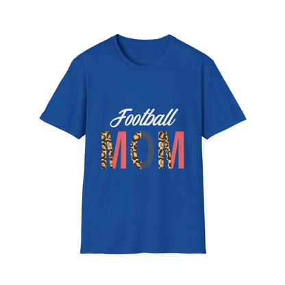Cheetah Print Football Mom Tee
