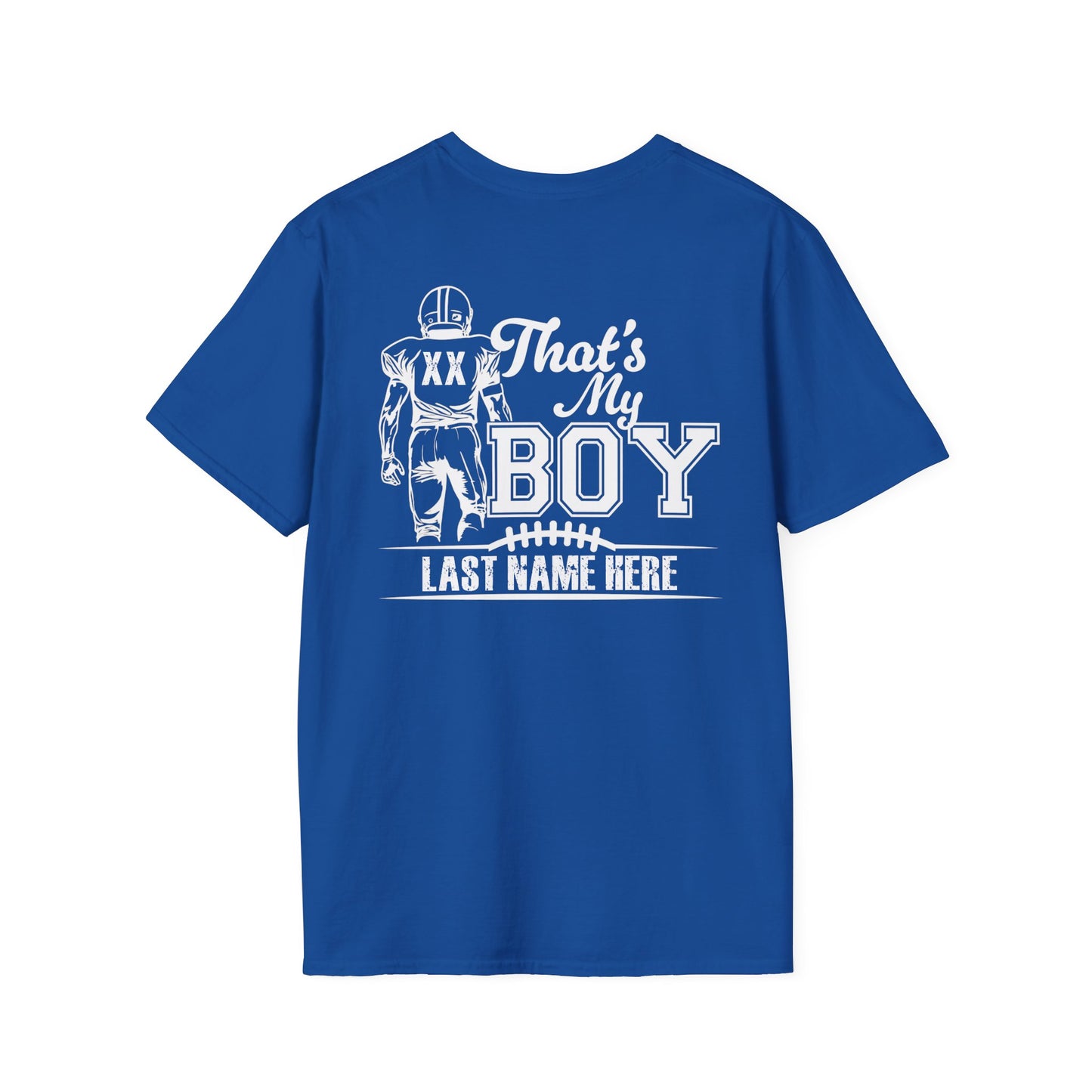 Custom That's My Boy Football Dad Tee