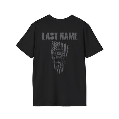 Custom Football Dad Flag Tee