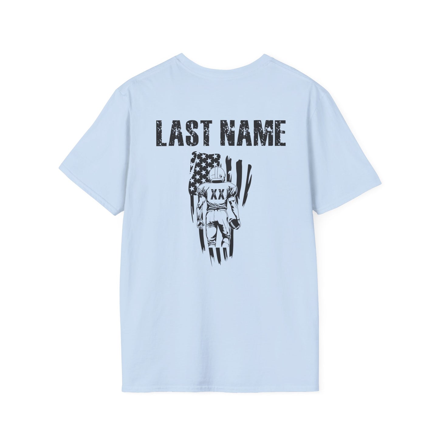 Custom Football Dad Flag Tee