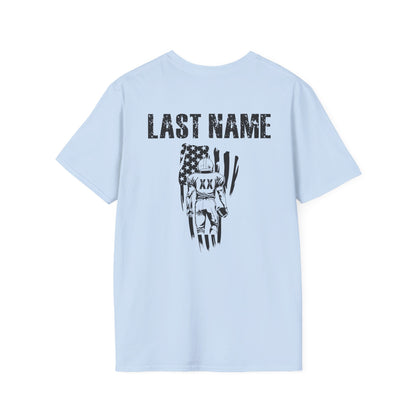 Custom Football Dad Flag Tee