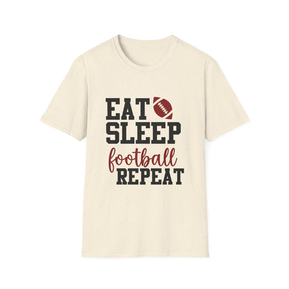 Eat Sleep Football Repeat Tee