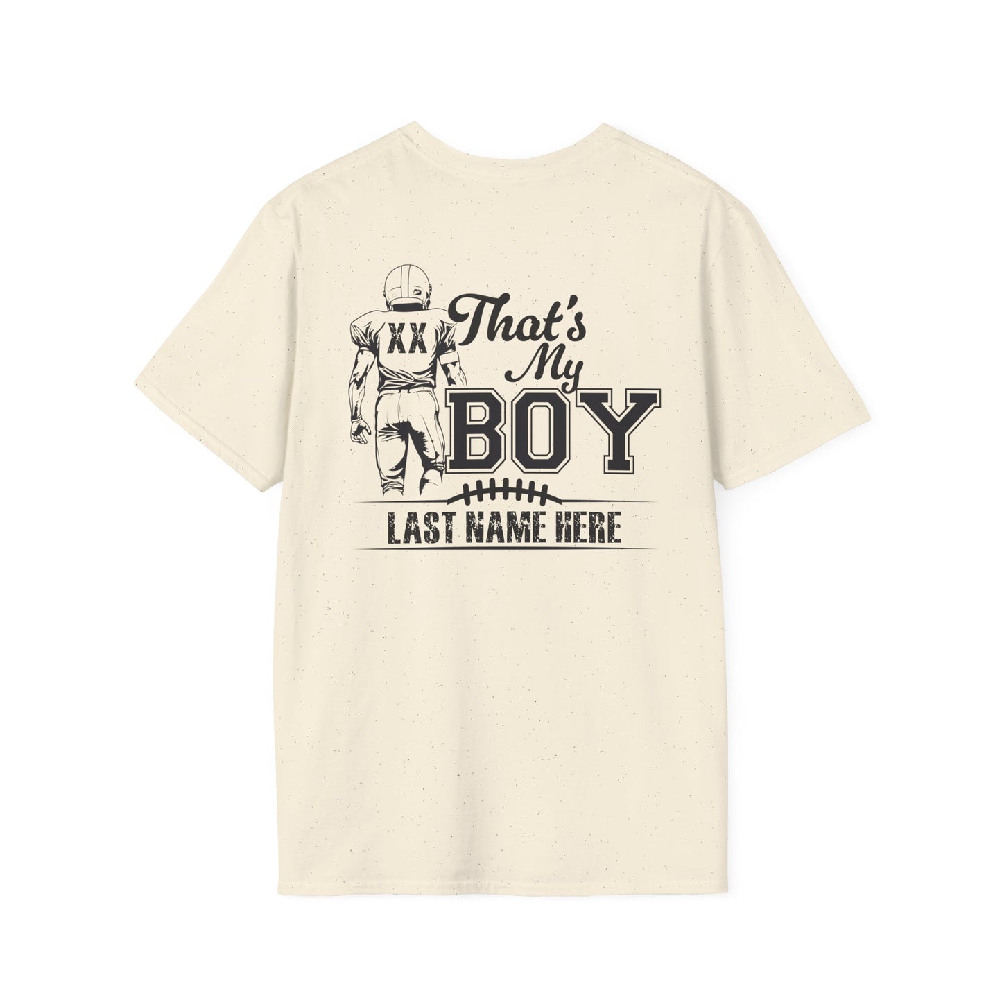 Custom That's My Boy Football Dad Tee