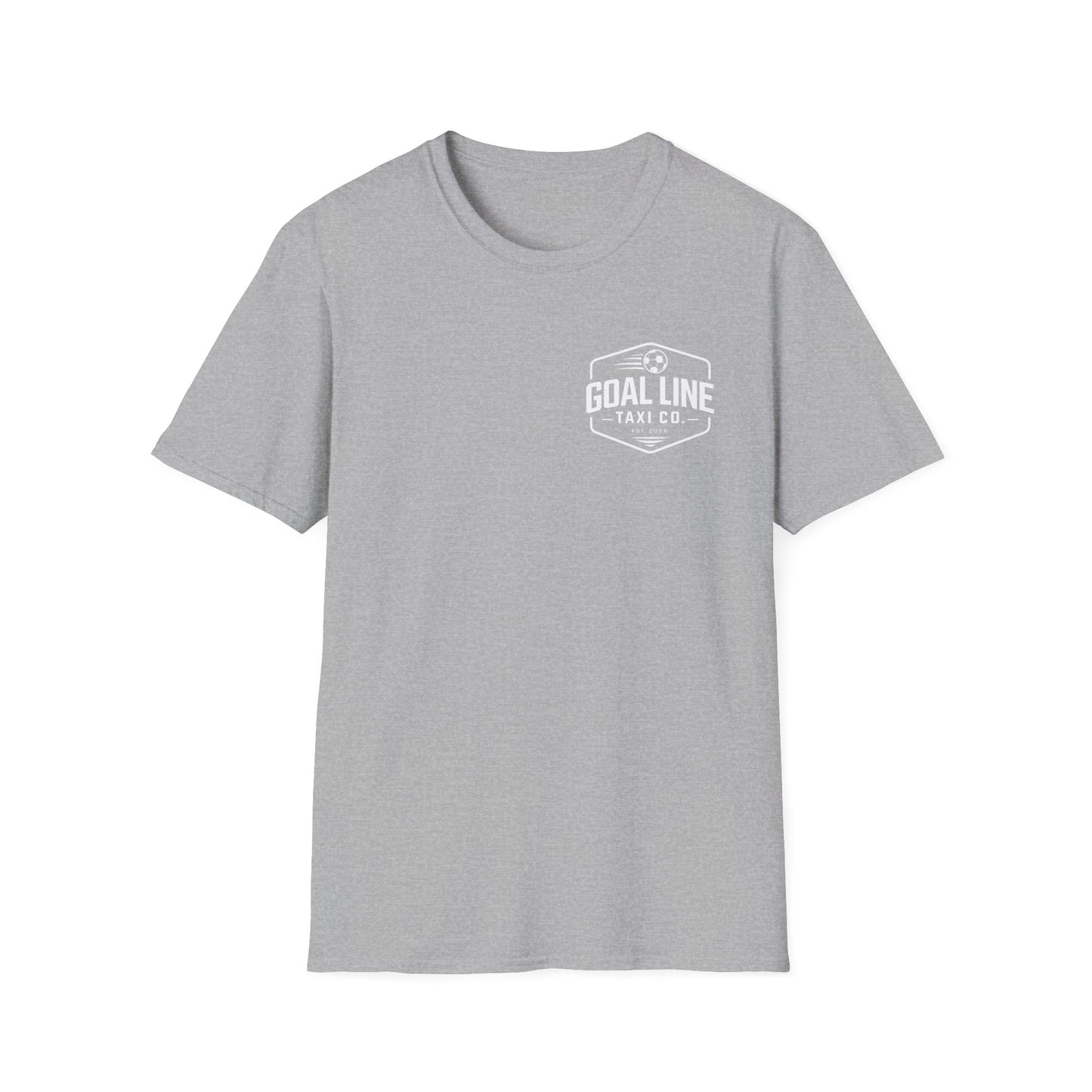 Goal Line Taxi Co. (Mom) Custom Soccer Tee