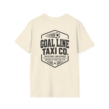 Goal Line Taxi Co. (Dad) Custom Soccer Tee