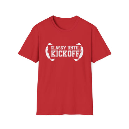 Classy Until Kickoff Football Tee