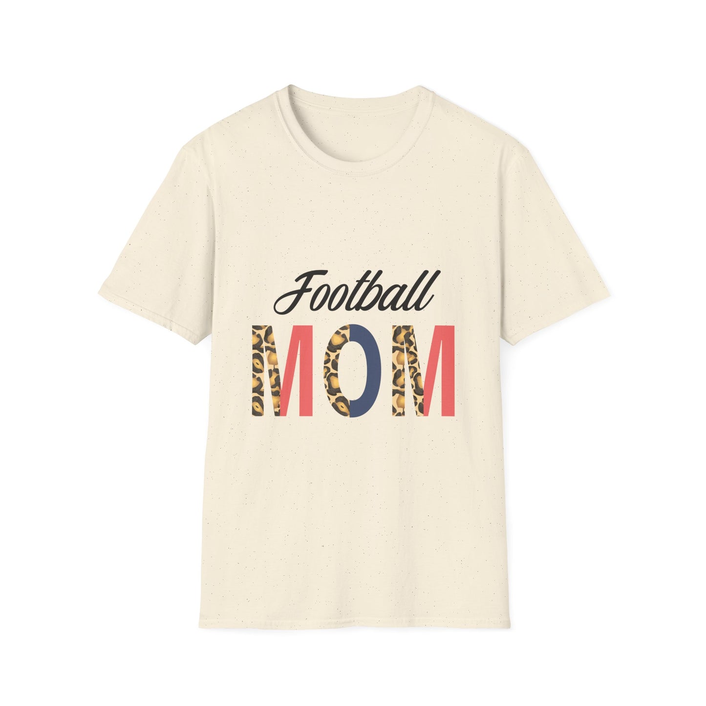 Cheetah Print Football Mom Tee