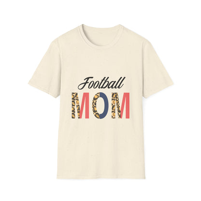 Cheetah Print Football Mom Tee