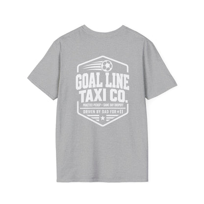 Goal Line Taxi Co. (Dad) Custom Soccer Tee