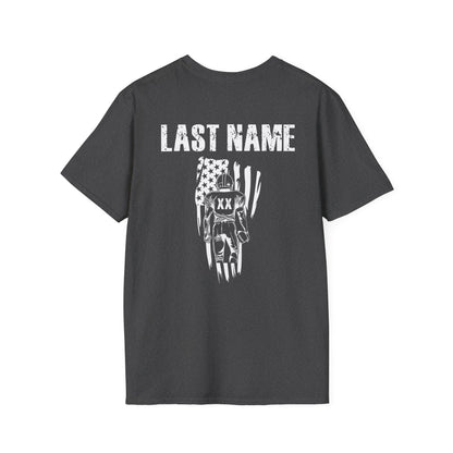 Custom Football Dad Flag Tee