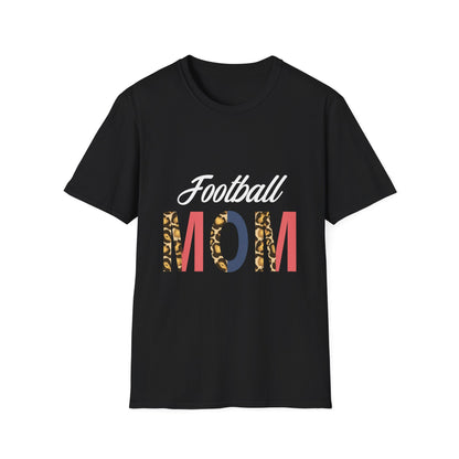 Cheetah Print Football Mom Tee