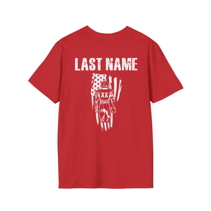 Custom Football Dad Flag Tee