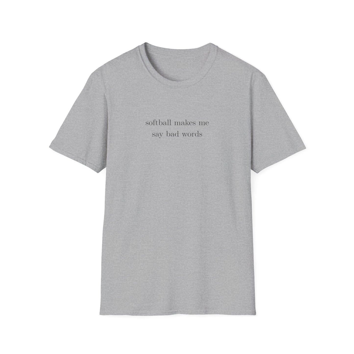 Softball Bad Words Tee
