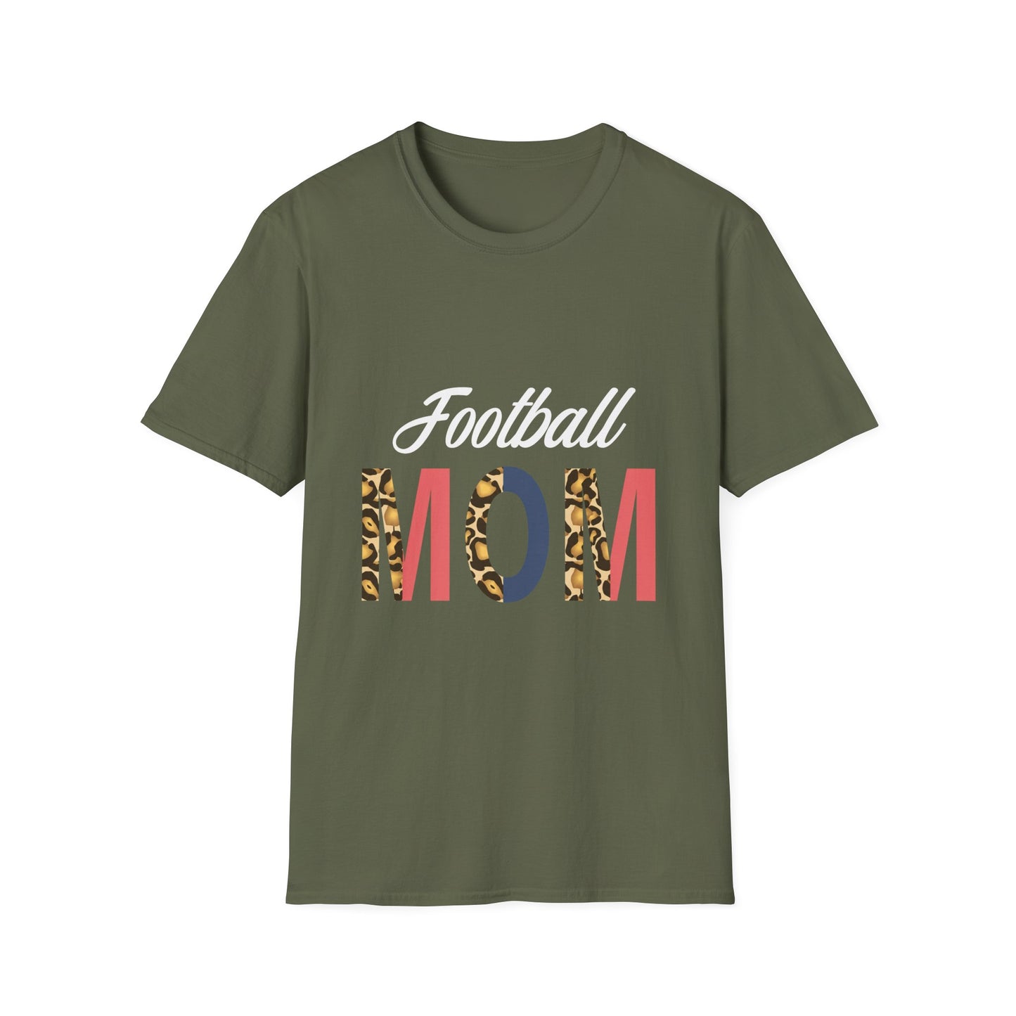 Cheetah Print Football Mom Tee