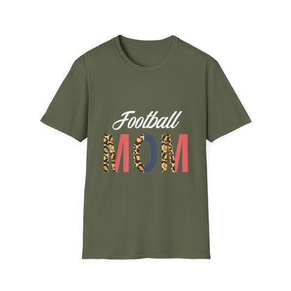Cheetah Print Football Mom Tee