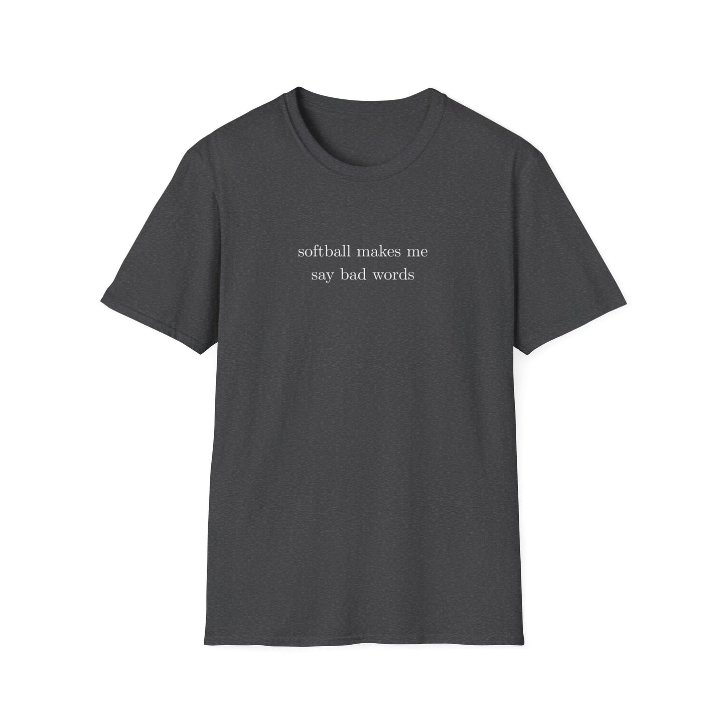 Softball Bad Words Tee