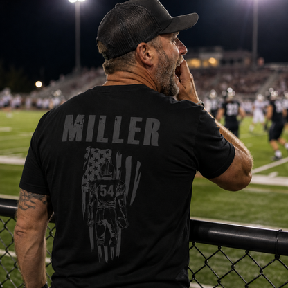 Custom Football Dad Flag Tee