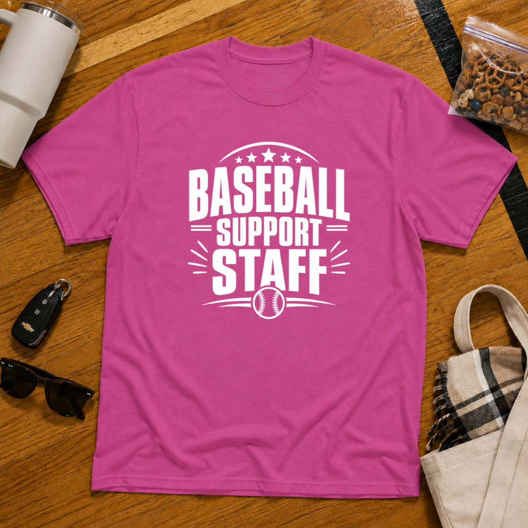 Baseball Support Staff Tee