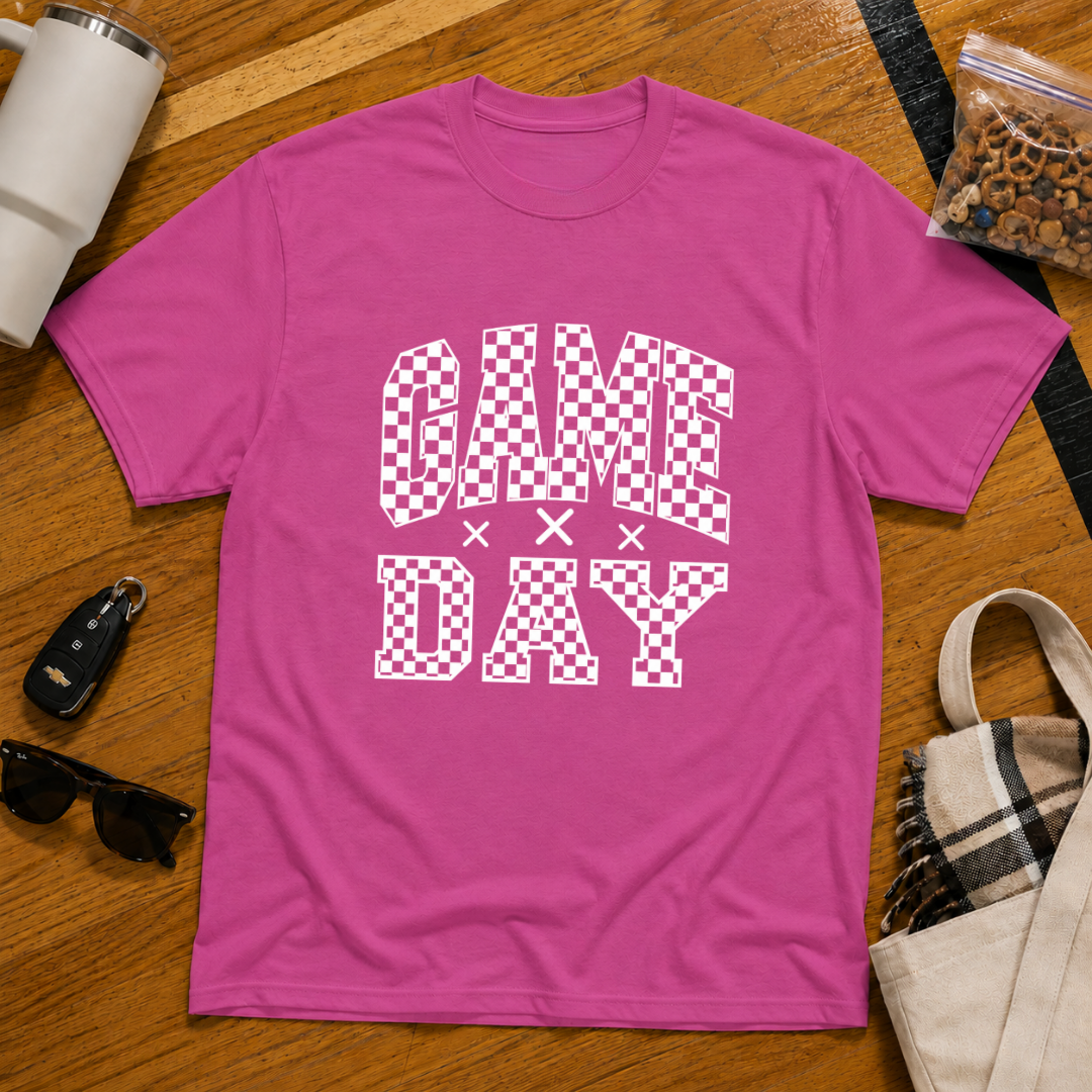 Game Day Checkered Tee