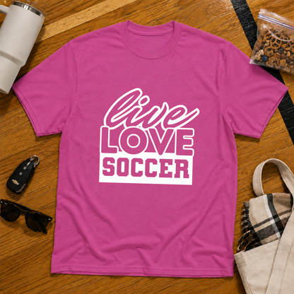 Live Love Soccer Tee