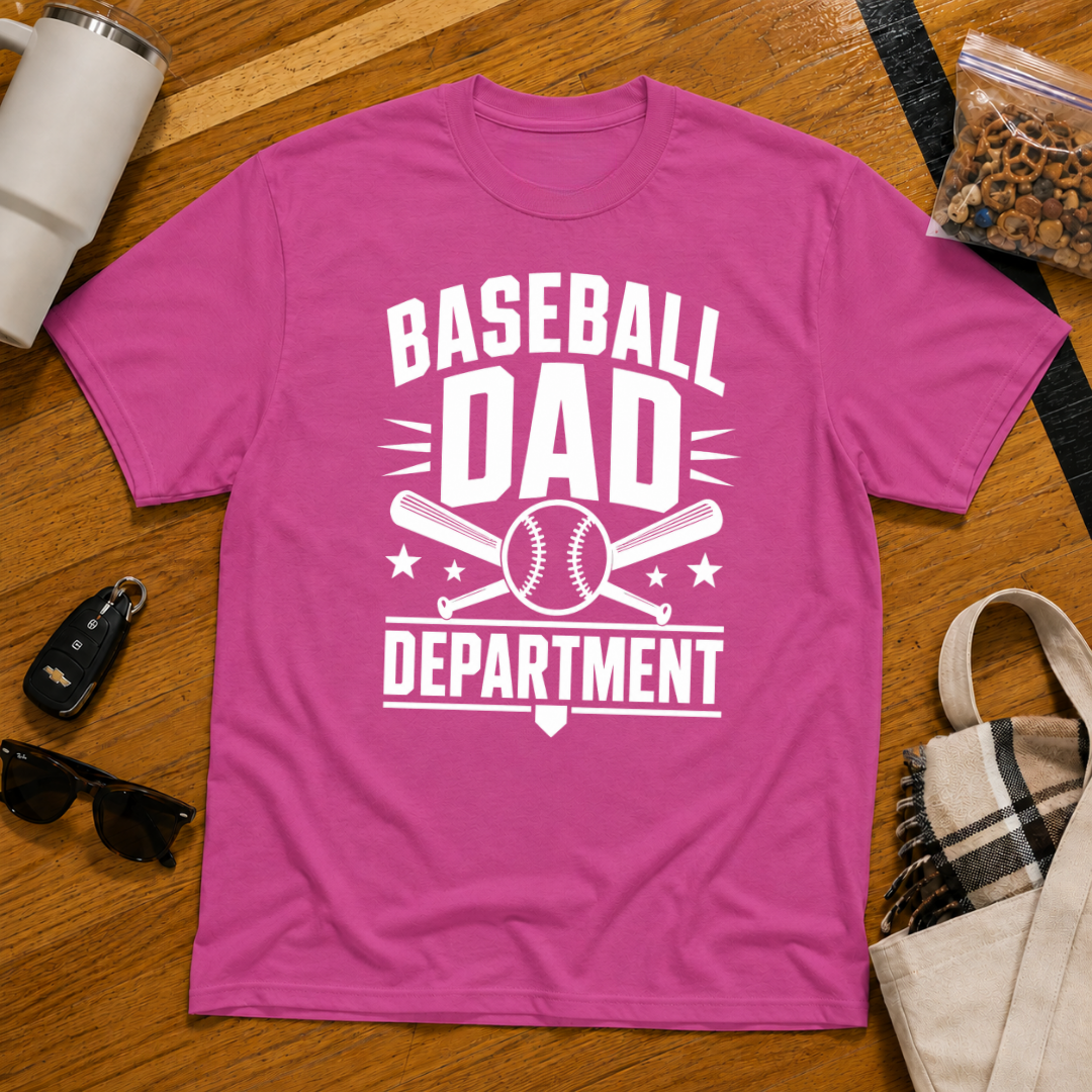 Baseball Dad Department Tee