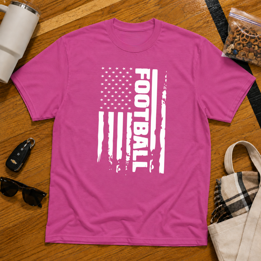 Football Worn Flag Tee