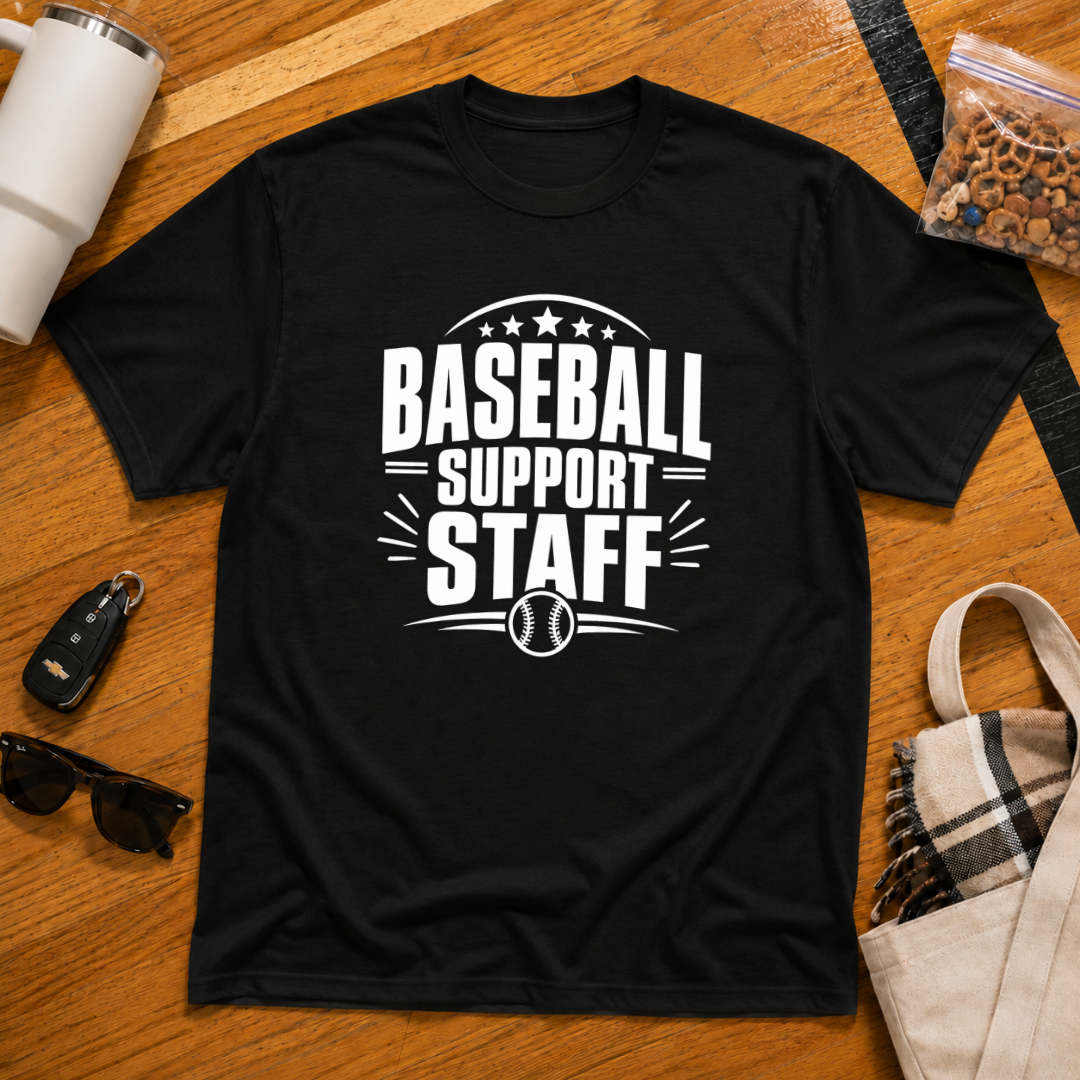 Baseball Support Staff Tee