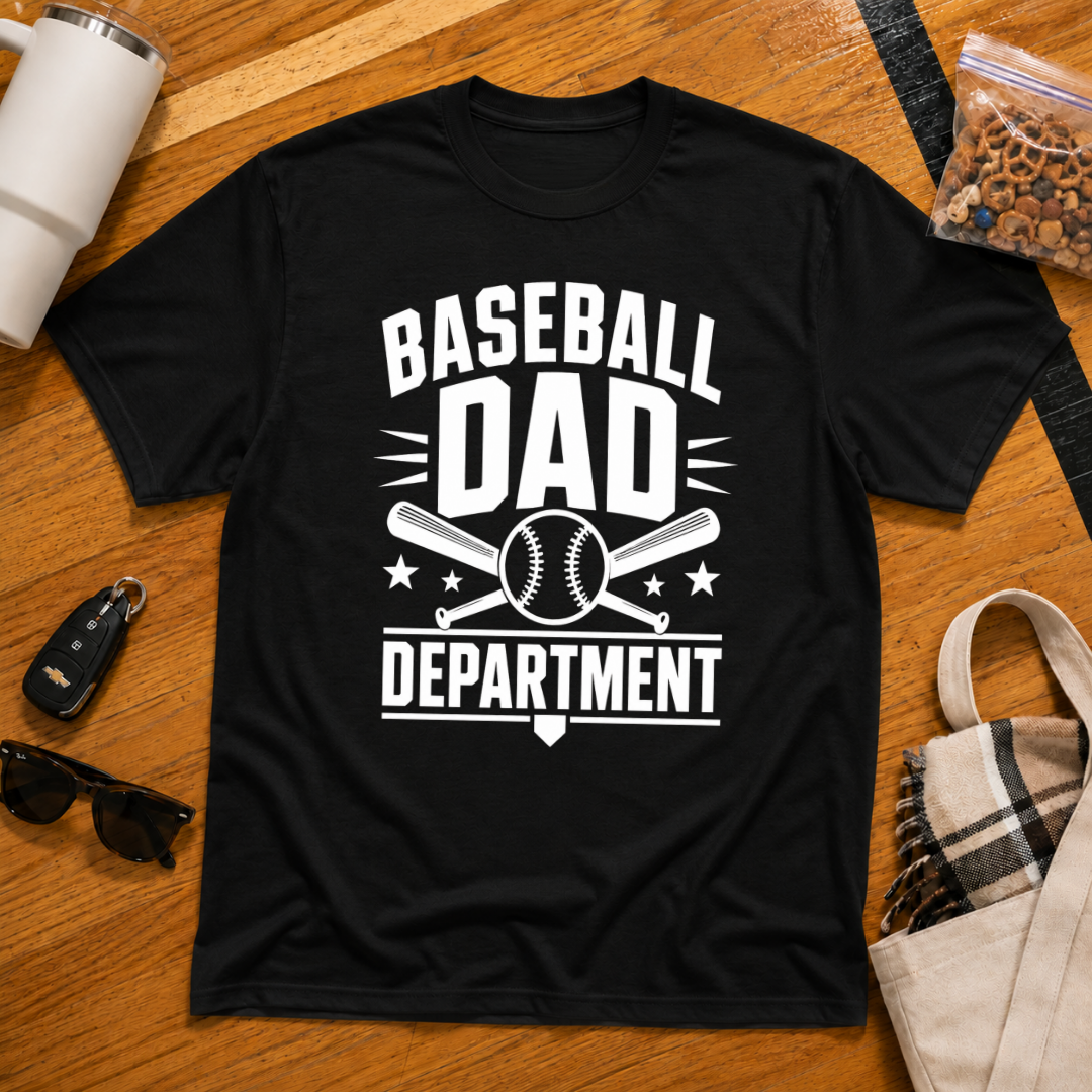 Baseball Dad Department Tee
