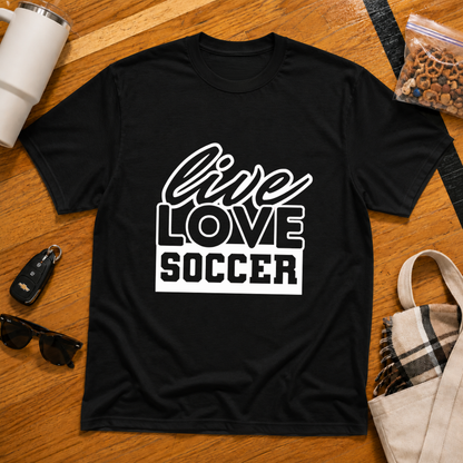 Live Love Soccer Tee