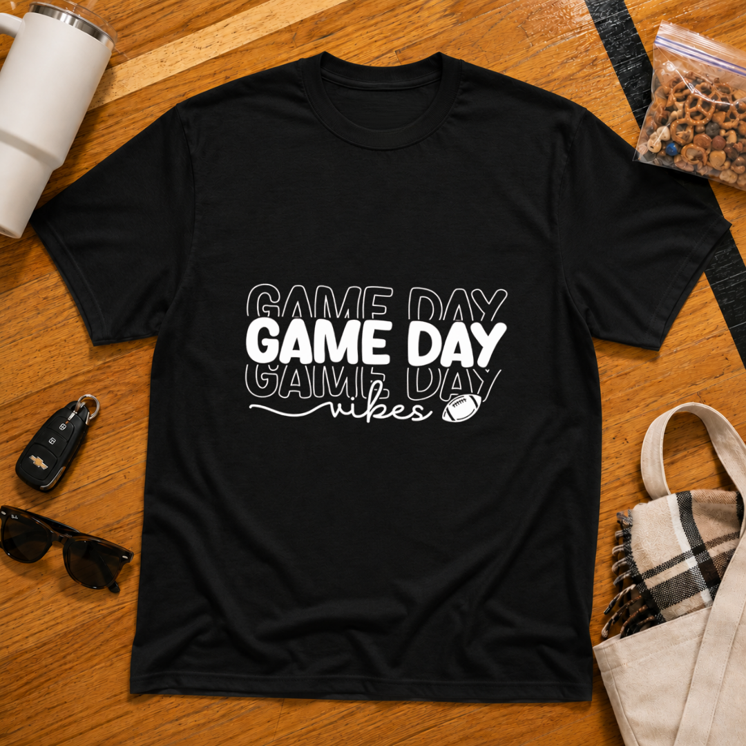 Gameday Vibes Football Tee