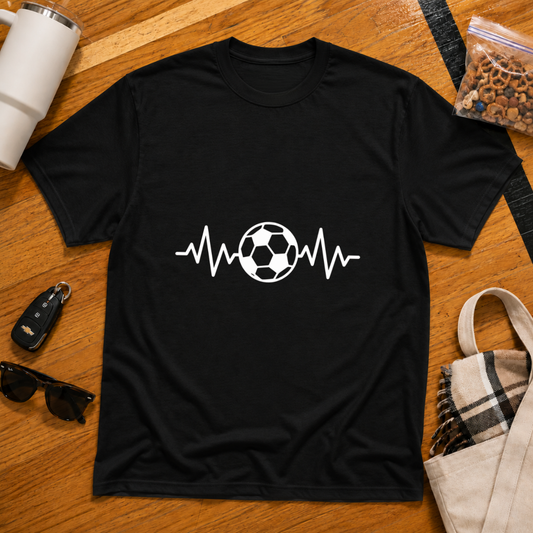 Soccer Heartbeat Tee