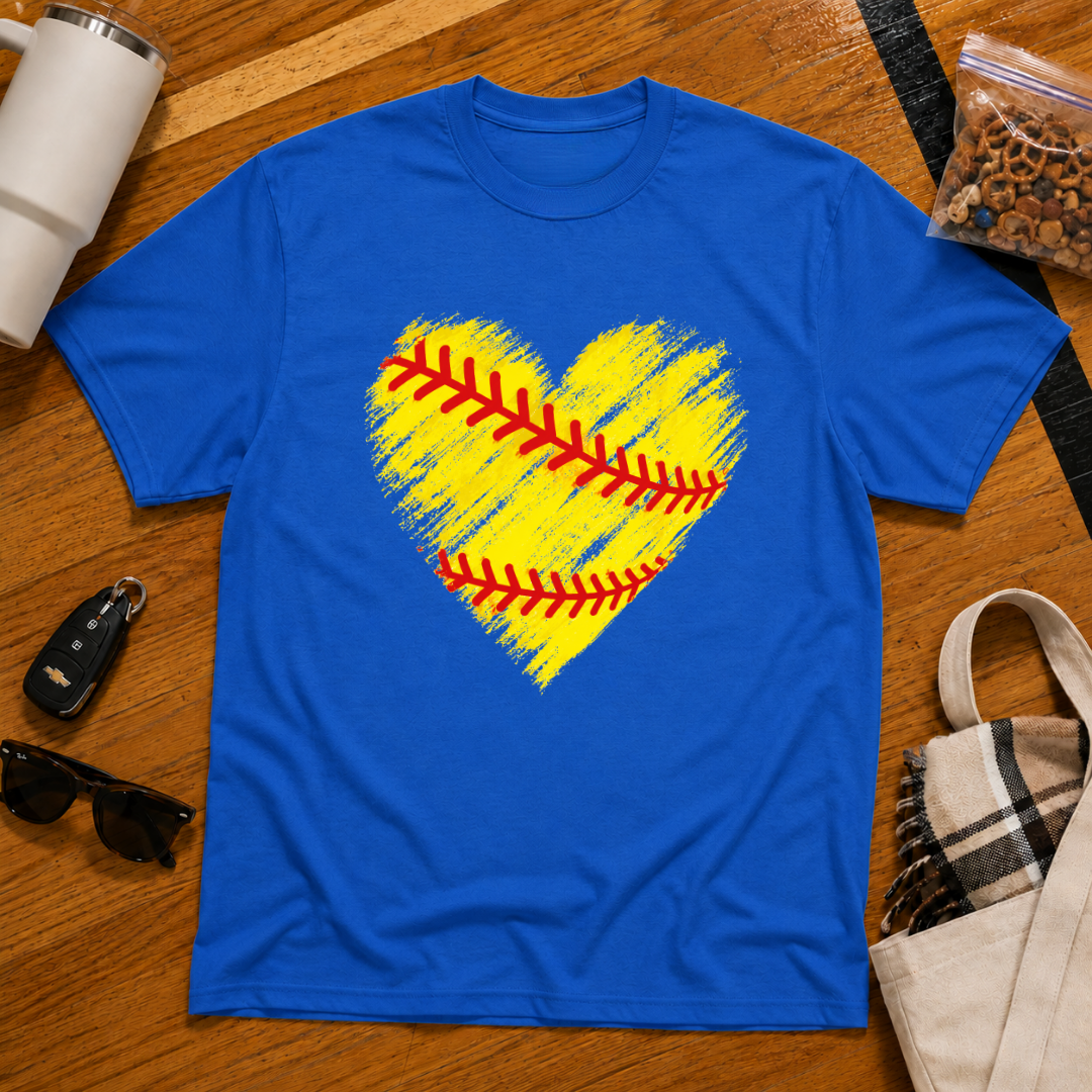 Softball Heart Tee