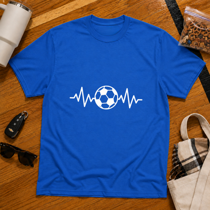 Soccer Heartbeat Tee