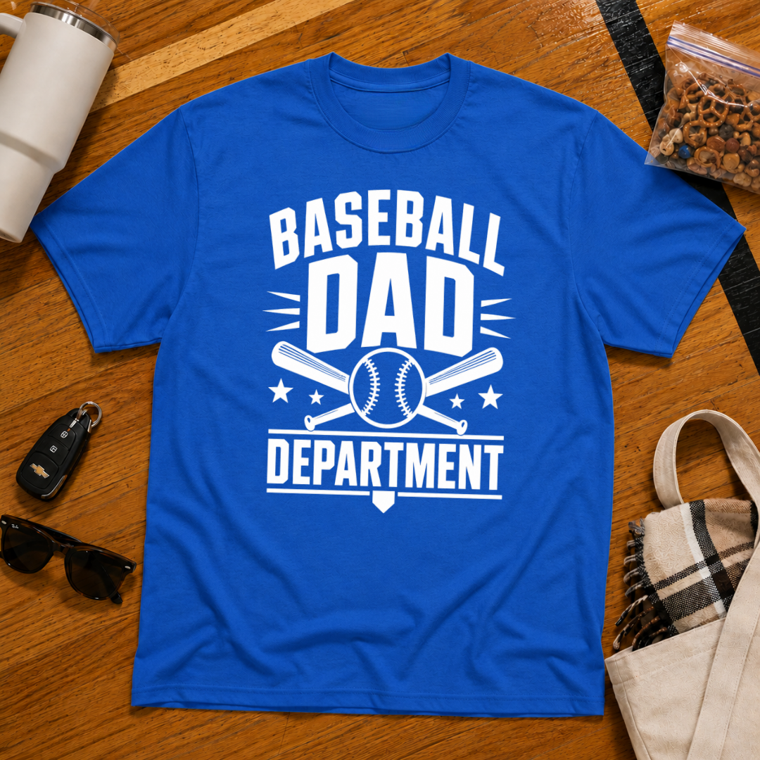 Baseball Dad Department Tee