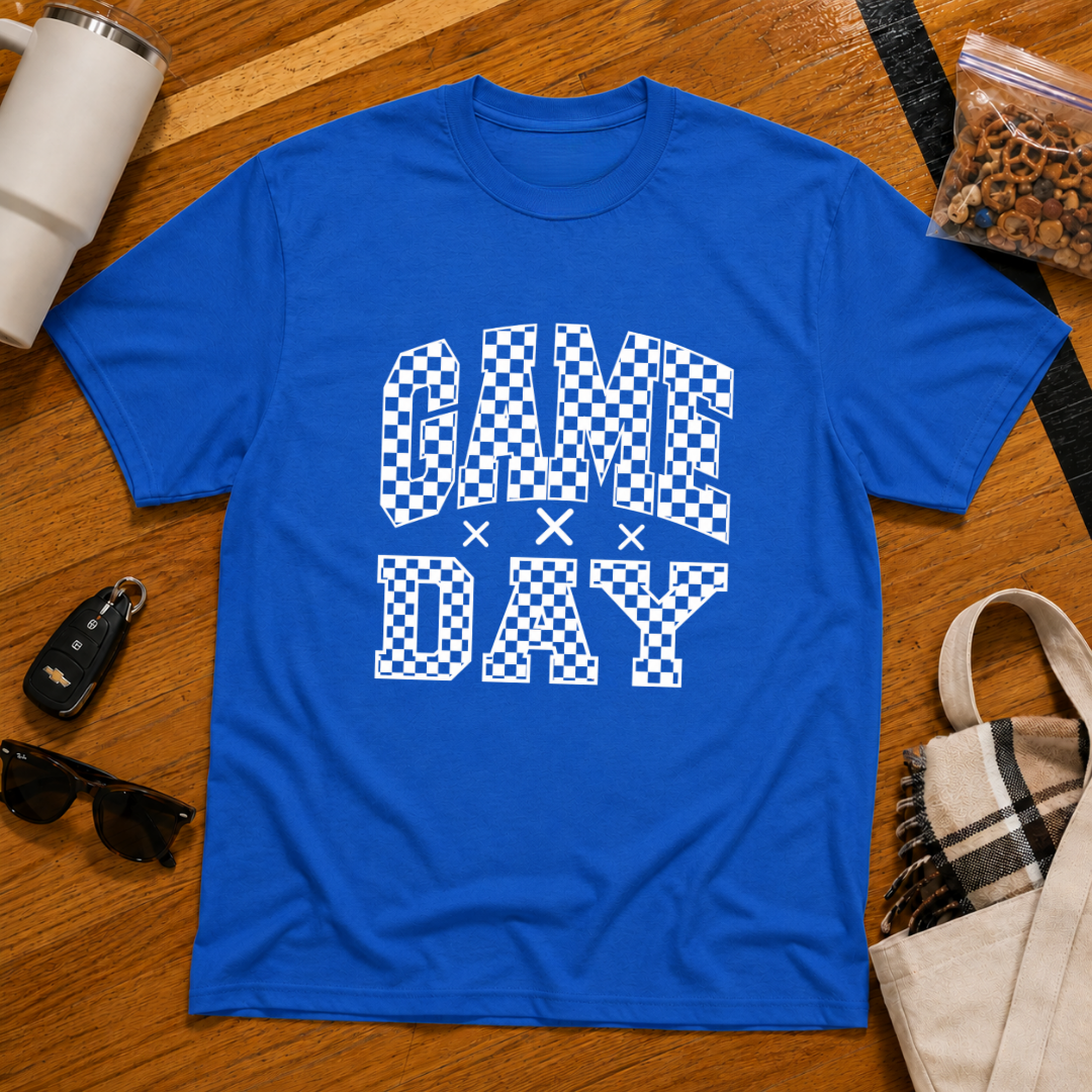 Game Day Checkered Tee