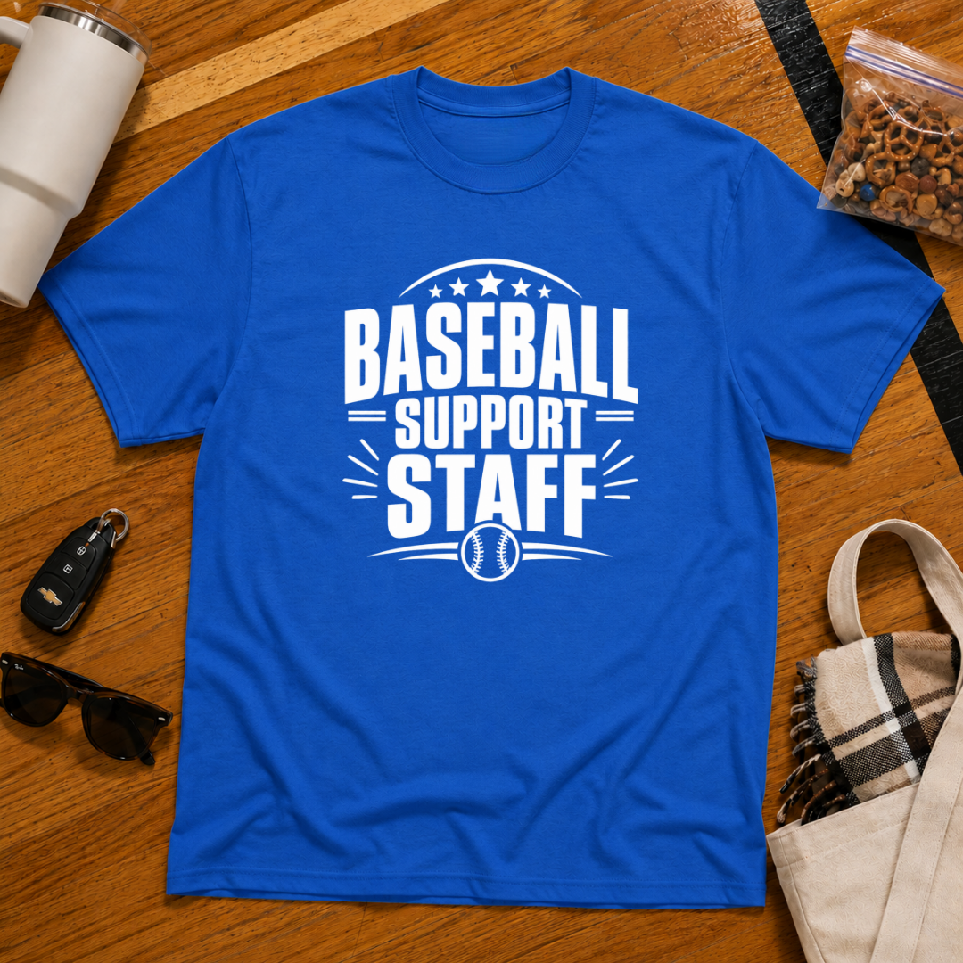 Baseball Support Staff Tee