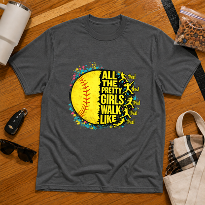All The Pretty Girls Softball Tee