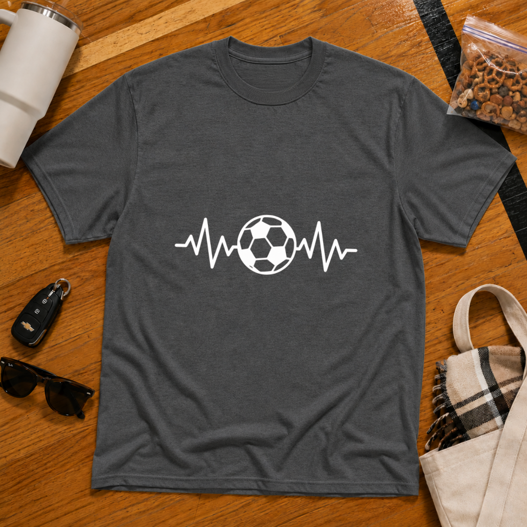 Soccer Heartbeat Tee