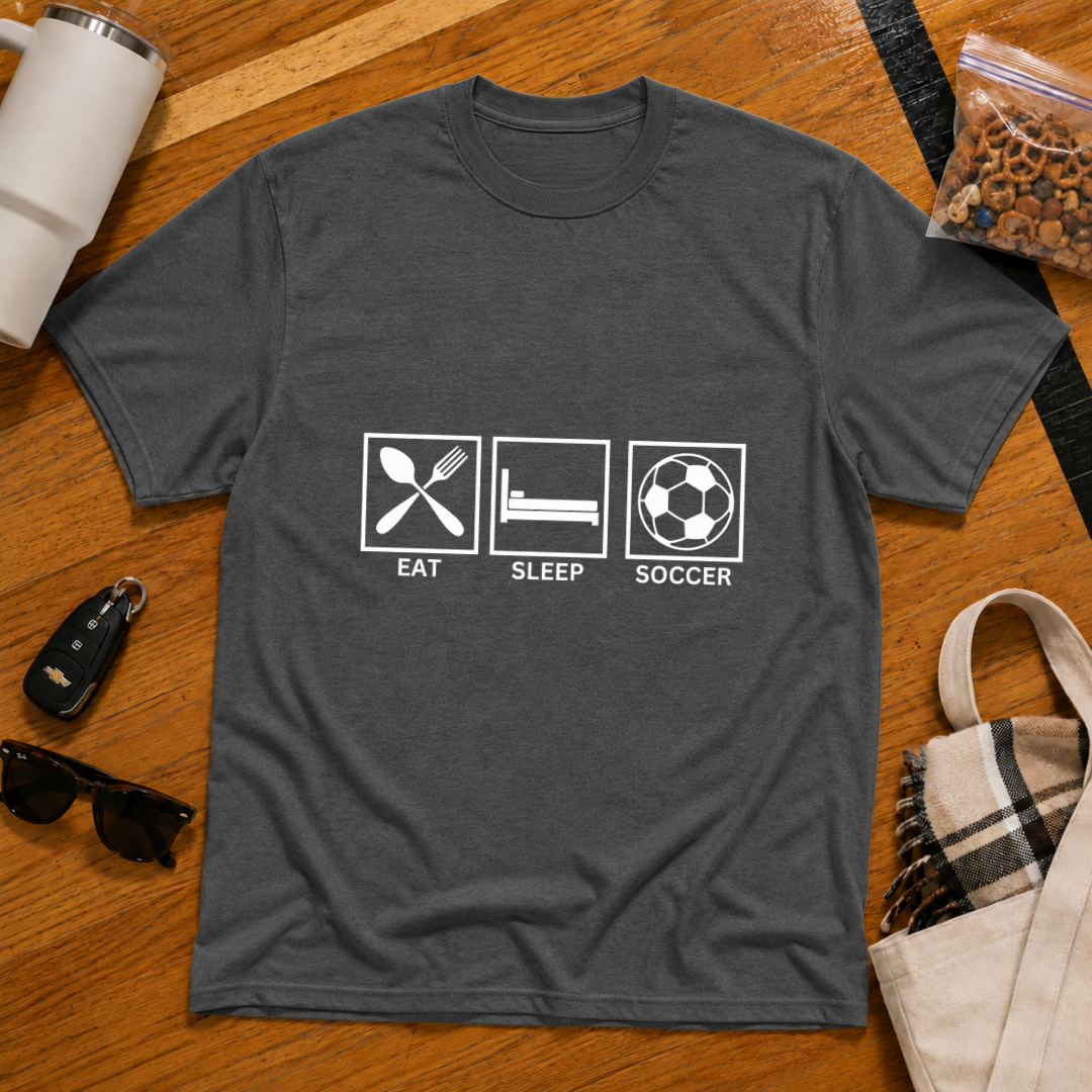 Eat Sleep Soccer Tee