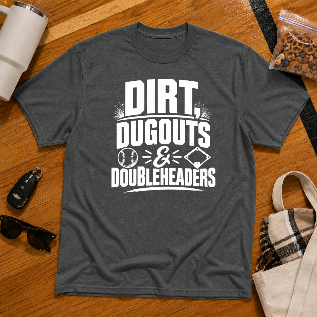 Dirt Dugouts and Doubleheaders Tee