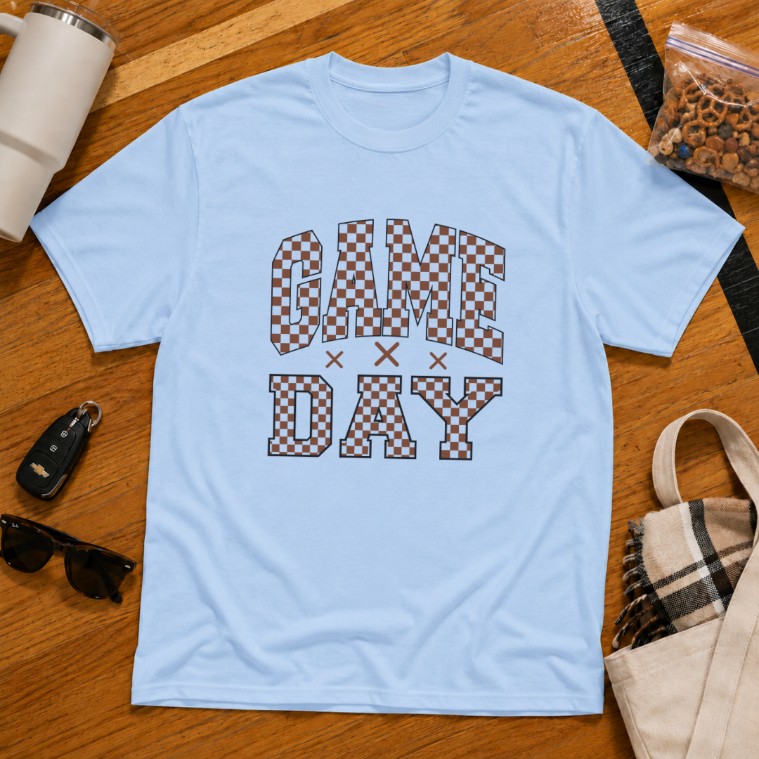 Game Day Checkered Tee
