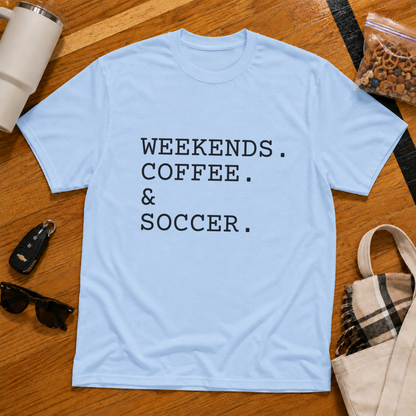 Weekends Coffee & Soccer Tee