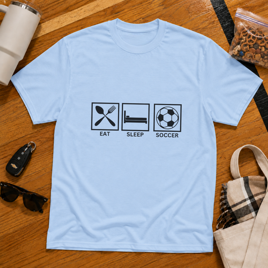 Eat Sleep Soccer Tee