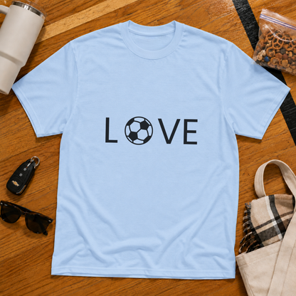 Love Soccer Flat Tee
