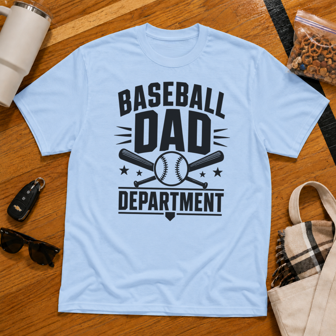 Baseball Dad Department Tee