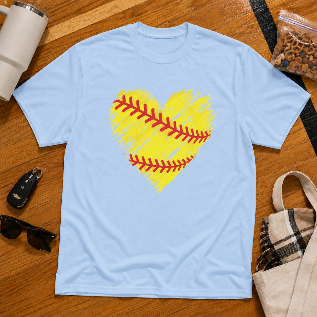 Softball Heart Tee